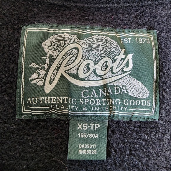 ROOTS CANADA Sweatshirt Dress Womens XS Black Sweat Relaxed Crew Neck Cuff Sleev - Picture 6 of 16